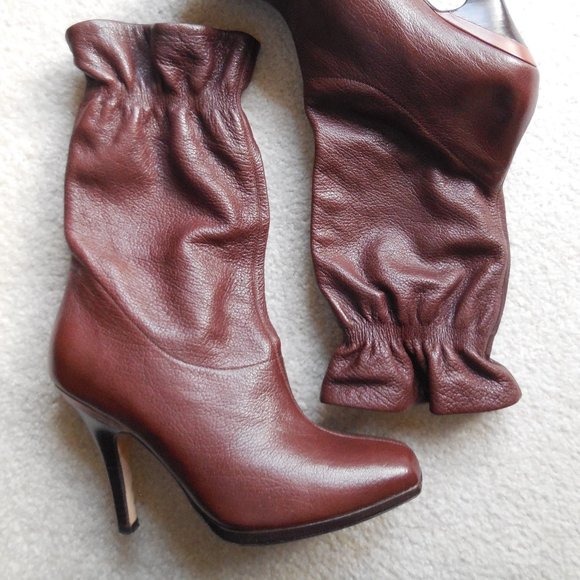 Cole Haan Nike Air Brown Leather Boots Size 9.5B - Picture 3 of 4